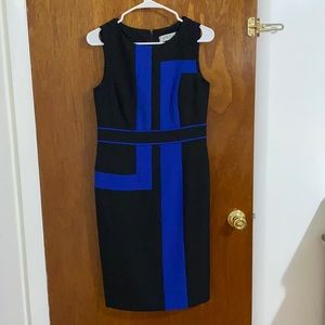 Black and blue Kasper dress. Size 4